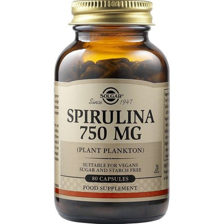 Solgar Spirulina 750 mg - 80 Таблетки - Feel You