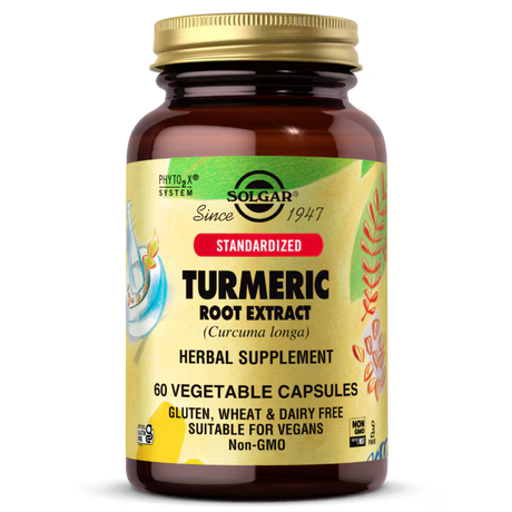 Solgar Turmeric Root Extract - 60 капсули - Feel You