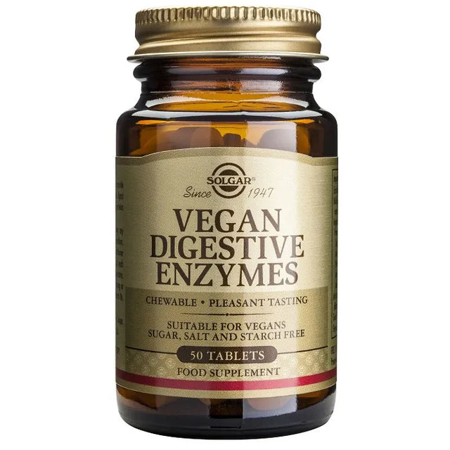 Solgar Vegan Digestive Enzymes 50 Tablets - Feel You