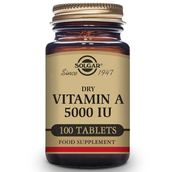 Solgar Vitamin A Dried 5000 IU 100 Tablets - Feel You