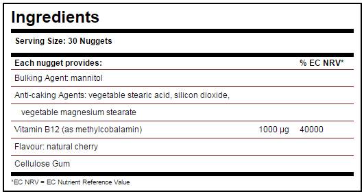 Solgar Vitamin B-12 1000 mcg / Methylcobalamin - 30 Подезични таблетки - Feel You
