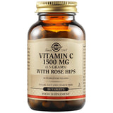 Solgar Vitamin C 1500 mg + Rose Hips - 90 Таблетки - Feel You