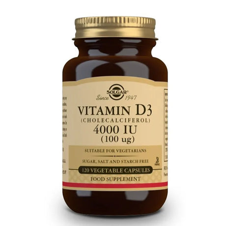 Solgar Vitamin D3 4000 IU (100 mcg) 120 Capsules - Feel You