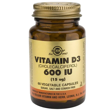 Solgar Vitamin D3 600UI 15cmg 60 Capsules - Feel You