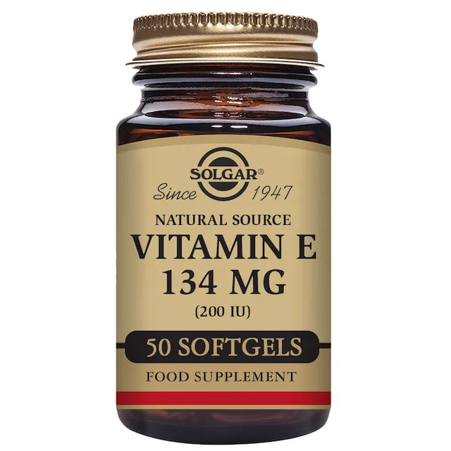 Solgar Vitamin E 134mg 200 IU 50 Softgels - Feel You