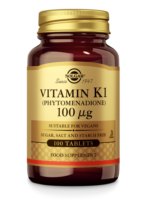 Solgar Vitamin K1 100 mcg - 100 Таблетки - Feel You