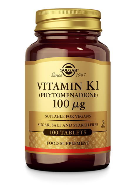 Solgar Vitamin K1 100 mcg - 100 Таблетки - Feel You