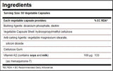 Solgar Vitamin K2 100 mcg/ MK-7 - 50 капсули - Feel You