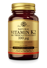 Solgar Vitamin K2 100 mcg/ MK-7 - 50 капсули - Feel You
