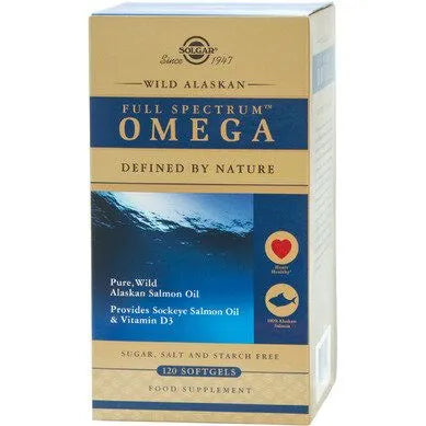 Solgar Wild Alaskan Пълен Спектър Омега от дива сьомга x120 капсули - Feel You