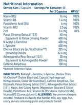 Solutions Brain Fuel | with Ashwagandha & ALCAR - 60 капсули - Feel You