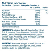 Solutions Detox & Debloat | with Activated Charcoal & Milk Thistle - 60 капсули - Feel You