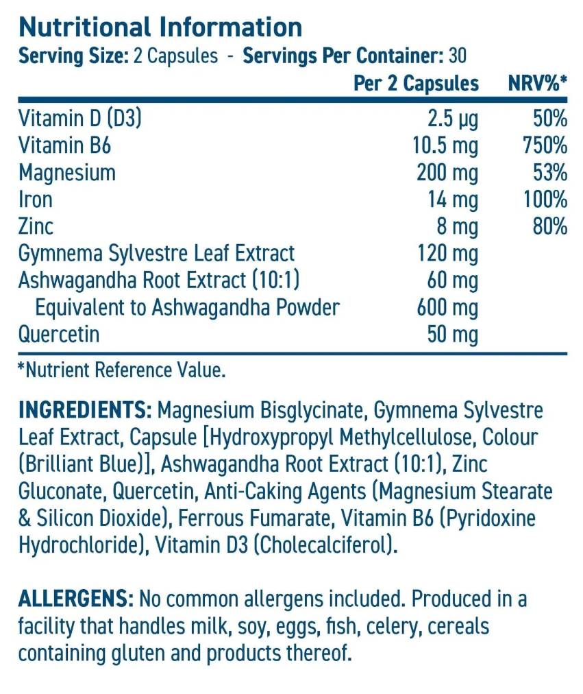 Solutions Menopause Complex | with Gymnema Sylvestre & Ashwagandha - 60 капсули - Feel You