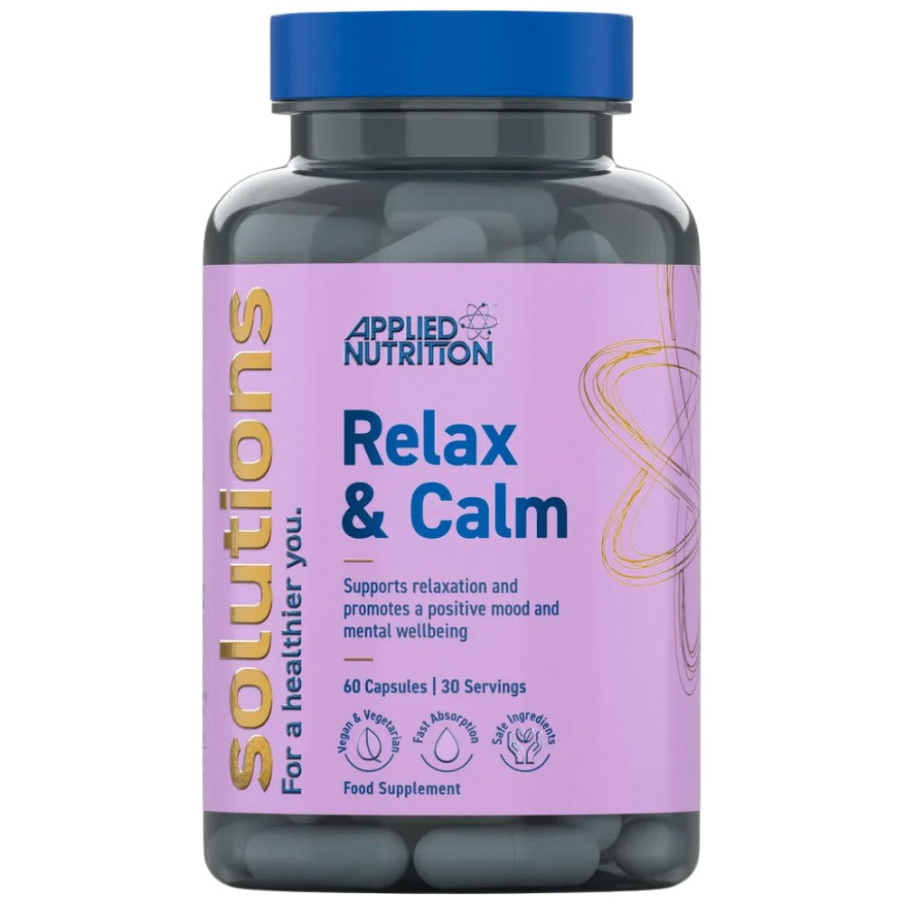 Solutions Relax & Calm | with Reishi & Ashwagandha - 60 капсули - Feel You