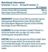 Solutions Turmeric 800 mg | with Black Pepper - 60 капсули - Feel You