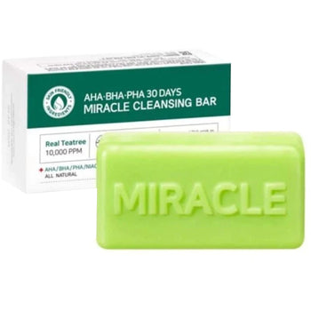 Some By Mi - AHA BHA PHA 30 Days Miracle Cleansing Bar - Čisticí pleťové mýdlo - 106.0g - Feel You