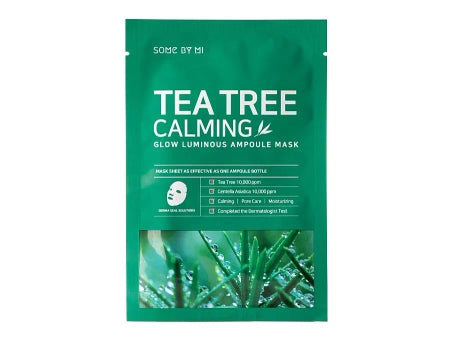 Some By Mi - Tea Tree Calming - Glow Luminous Ampoule Mask - Soothing Mask with Tea Tree Extract - 25g - Feel You