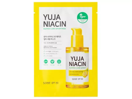 Some By Mi - Yuja Niacin Blemish Care Serum Mask - Brightening Sheet Mask - 25g - Feel You