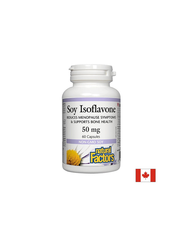 Soy Isoflavone/ Соя Изофлавони 50 mg х 60 капсули Natural Factors - Feel You