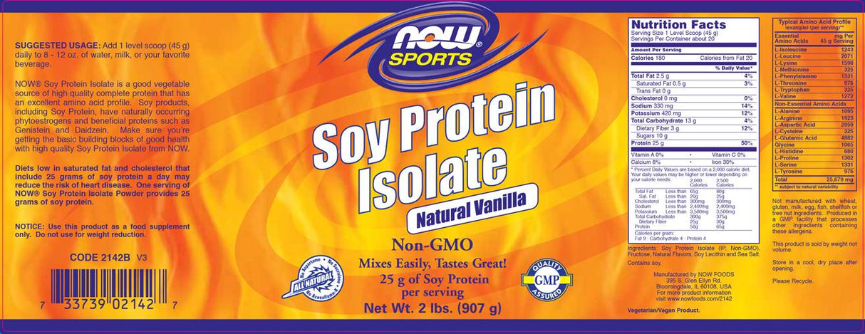 Soy Protein Isolate - 908 грама - Feel You