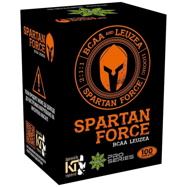 Spartan Force BCAA Leuzea 100 Таблетки - Feel You