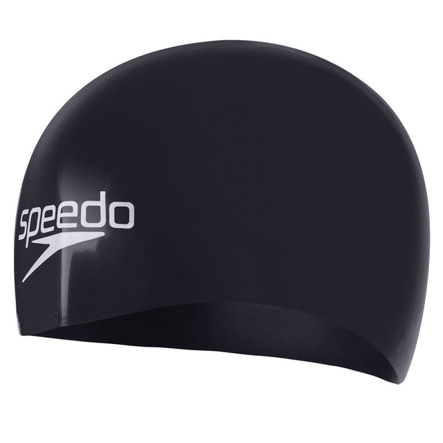 Speedo, Fastskin, Swimming, Rubber Cap, Black, Size M - Feel You