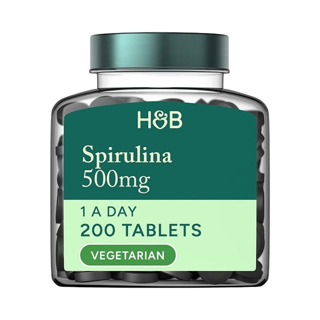 Спирулина (Spirulina) 500мг 200 таблетки, H&B - Feel You