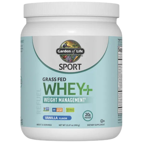 Sport Grass Fed Whey+ Weight Management | with Capsimax® & Bifidobacterium lactis - 455 грама - Feel You