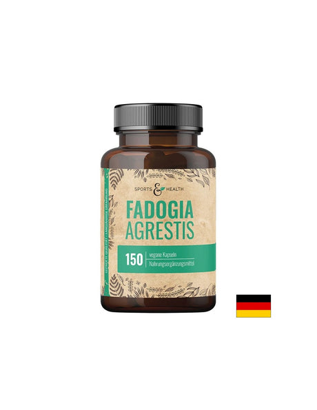 Sports & Health – Fadogia Agrestis – 500 mg за капсула – натурални веган капсули 150 бр - Feel You