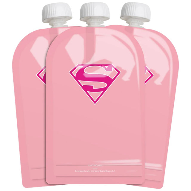 Squeeze Bag 180 ml / Supergirl - 3 бр. - Feel You