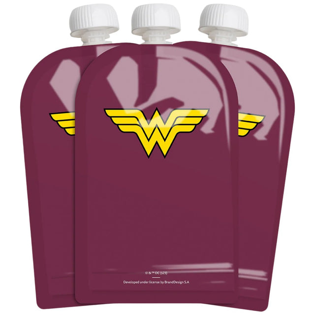 Squeeze Bag 180 ml / Wonder Woman - 3 бр. - Feel You