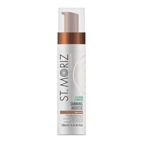 St. Moriz, Colour Correcting Tanning, Hydration, Self-Tanning Mousse, For Face, 200 ml - Feel You