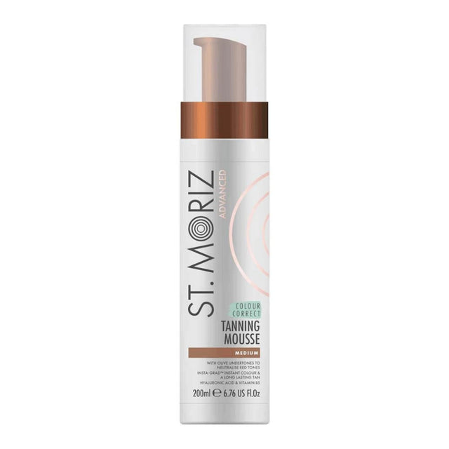 St. Moriz, Colour Correcting Tanning, Hydration, Self-Tanning Mousse, For Face, 200 ml - Feel You