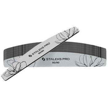Staleks - Expert 40 80/80 Crescent Mineral Nail File - 25 pcs - Feel You