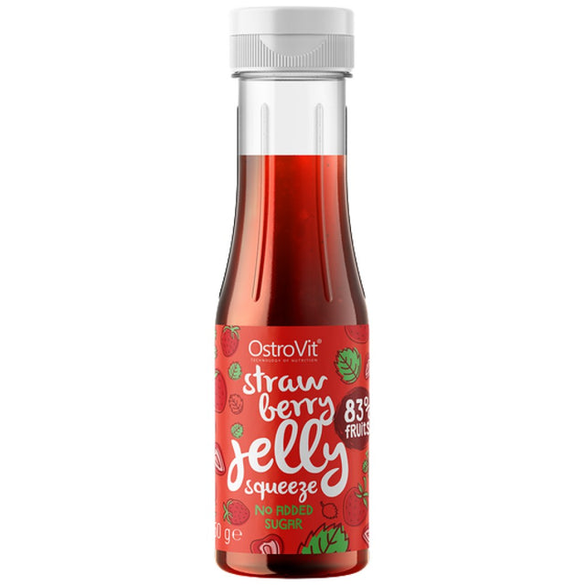 Strawberry 83% Jelly Squeeze | No Added Sugar 350 мл - Feel You