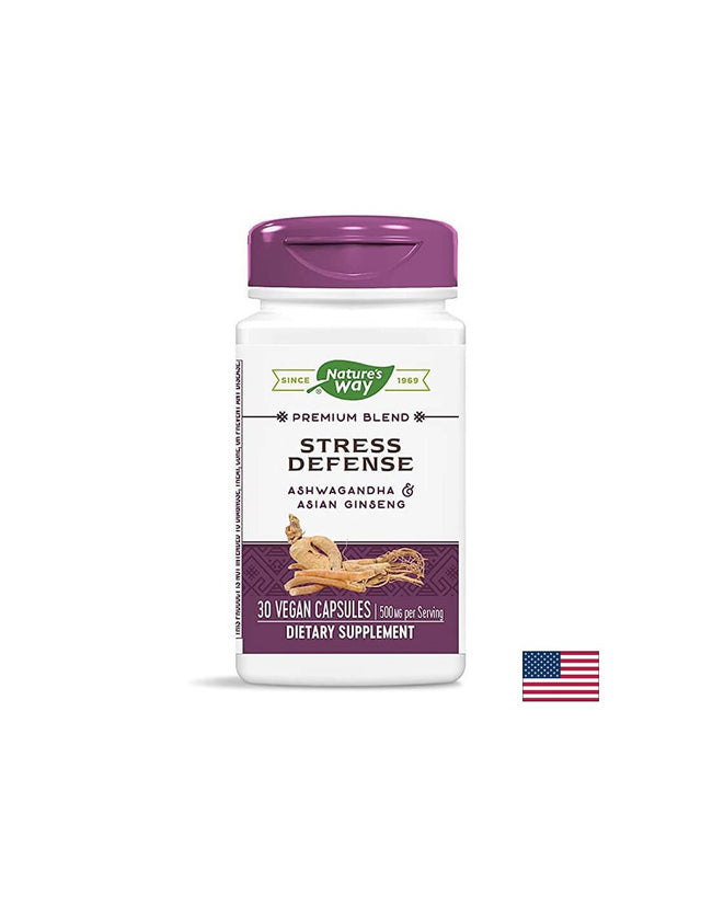 Stress Defense - Антистрес и добро настроение, 30 капсули Nature’s Way - Feel You