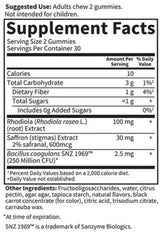 Stress Relief Gummies | with Rhodiola & Saffron - 60 желирани бонбони - Feel You