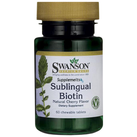 Sublingual Biotin 5000 mcg 60 Дъвчащи таблетки - Feel You