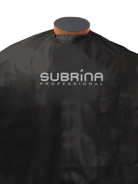 Subrina Professional, Accessories, Hairdressing Textile Cape, Black - Feel You