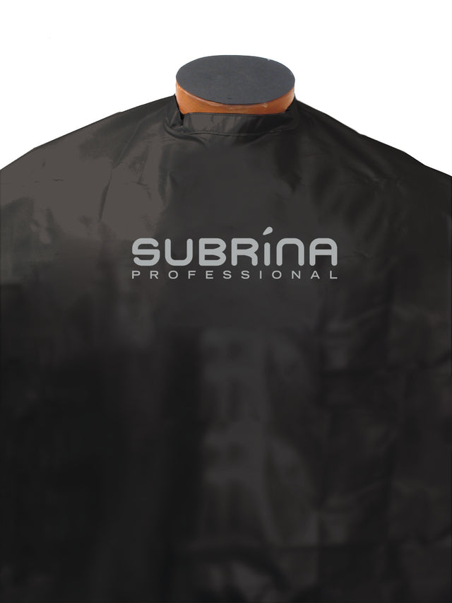 Subrina Professional, Accessories, Hairdressing Textile Cape, Black - Feel You