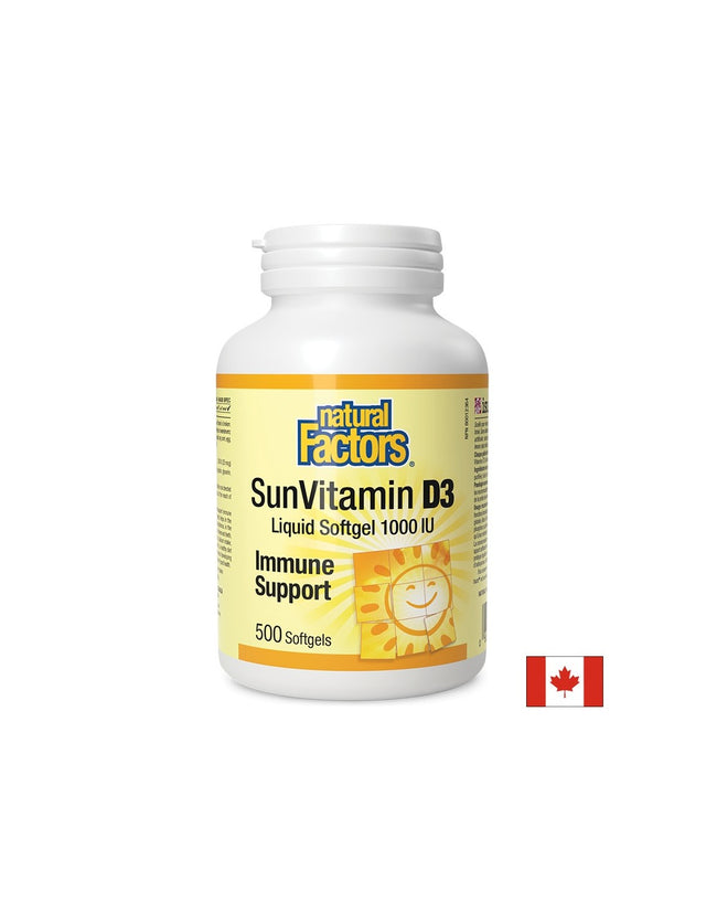 SunVitamin D3 1000 IU - 500 Гел капсули - Feel You