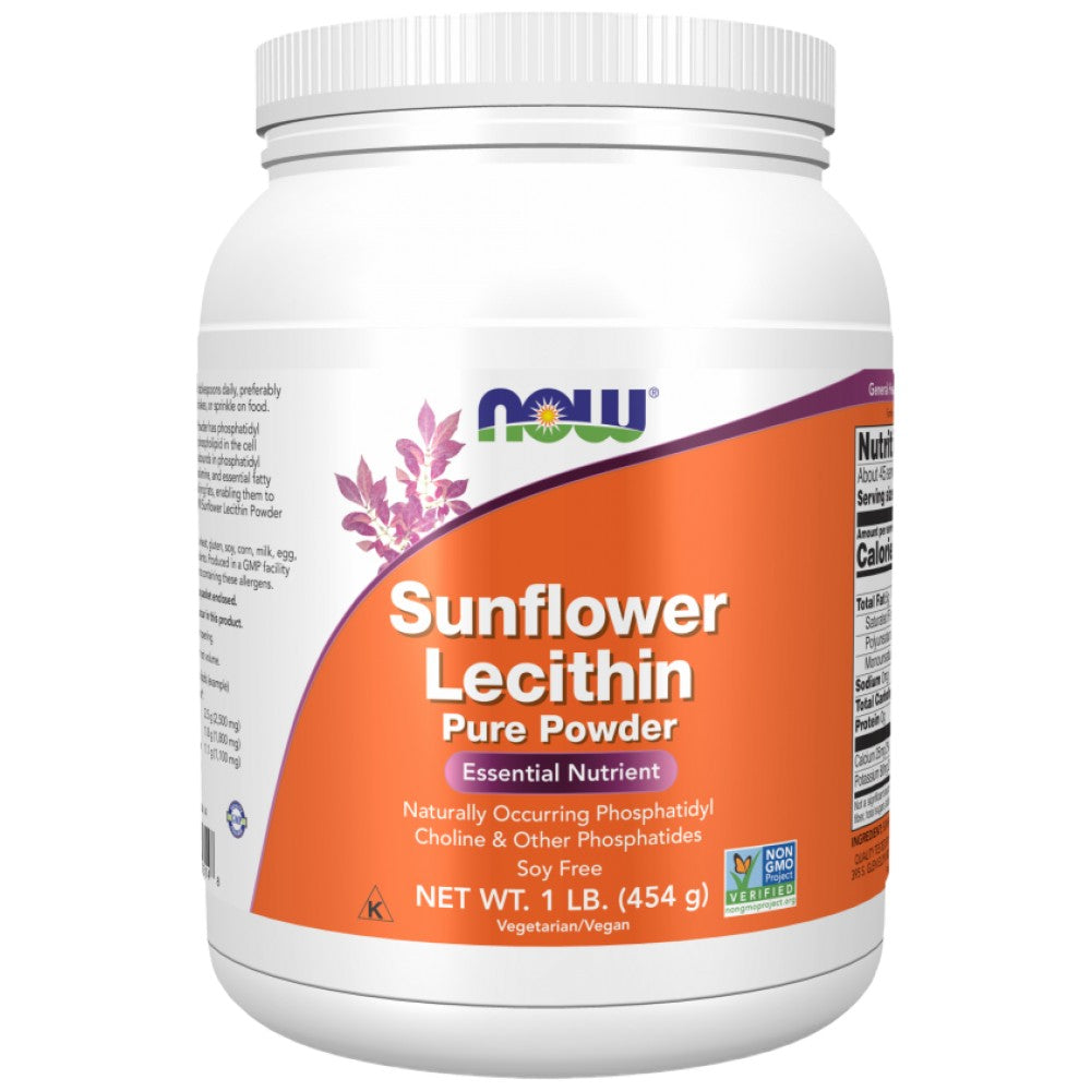 Sunflower Lecithin Pure Powder - 454 грама - Feel You