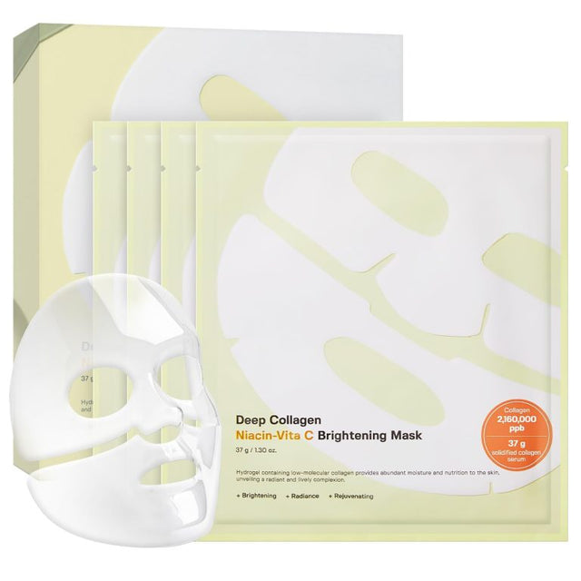 Sungboon Editor - Deep Collagen Niacin-Vita C Brightening Mask - 37g x 4pcs - Feel You