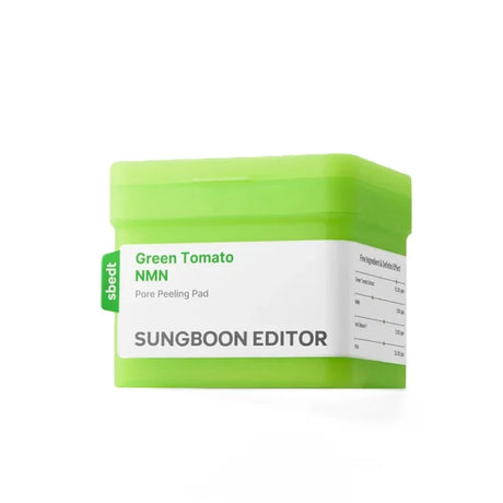 Sungboon Editor - Green Tomato NMN Pore Peeling Pad, 180ml - Feel You