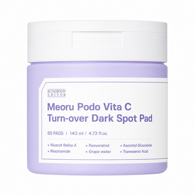 Sungboon Editor - Meoru Podo Vita C Turn-over Dark Spot Pad, 140ml (80 pads) - Feel You
