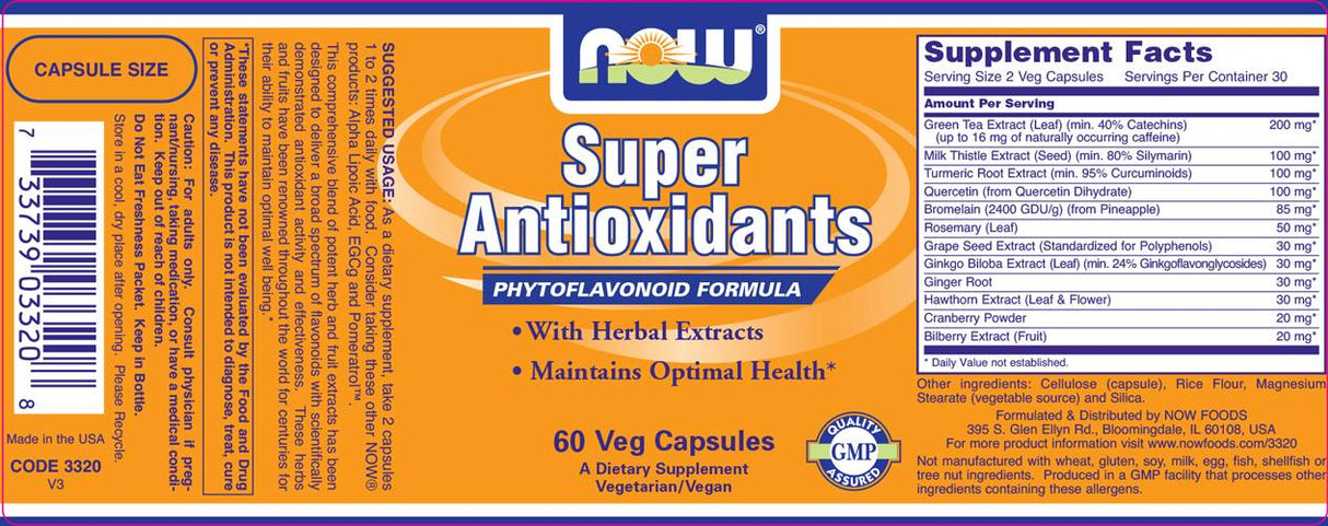 Super Antioxidants - 120 капсули - Feel You
