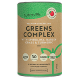 Super Greens Complex (18 active ingredients) 200 g Nutravita - Feel You