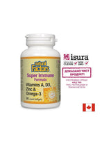 Super Immune Formula / Витамини А и D3, цинк и омега-3/, 90 софтгел капсули Natural Factors - Feel You
