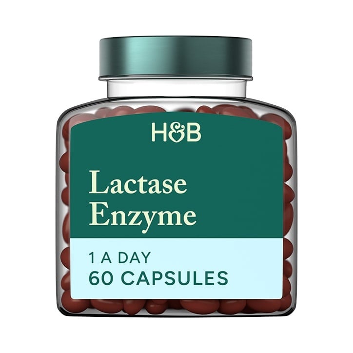 Лактаза ензими (Super Lactase Enzyme) 125мг 60 капсули, H&B - Feel You