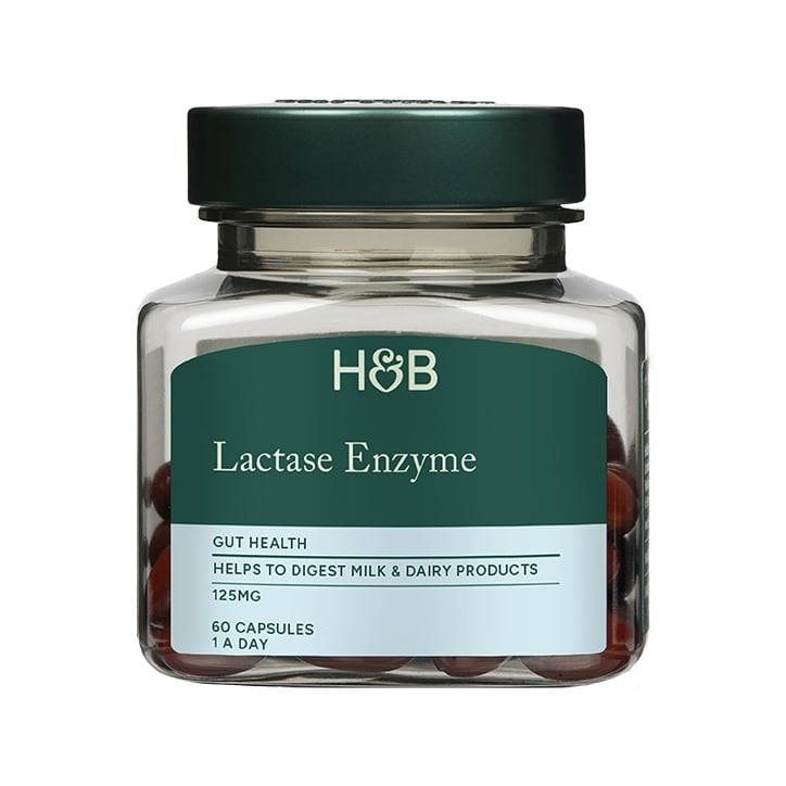 Лактаза ензими (Super Lactase Enzyme) 125мг 60 капсули, H&B - Feel You